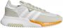 Adidas Originals Retropy F2 sneakers lichtgrijs wit oranje - Thumbnail 2