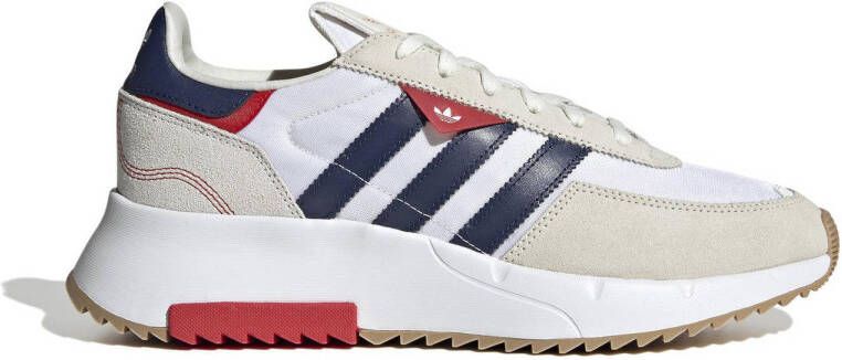 Adidas Originals Retropy F2 sneakers wit donkerblauw rood