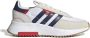 Adidas Originals Retropy F2 sneakers wit donkerblauw rood - Thumbnail 1