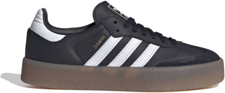 Adidas Sambae Schoenen Zwart Maat: 36 2 3 Leer Foot Locker