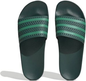 Adidas Originals sport bad slipper donkergroen