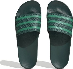 Adidas Originals sport bad slipper donkergroen