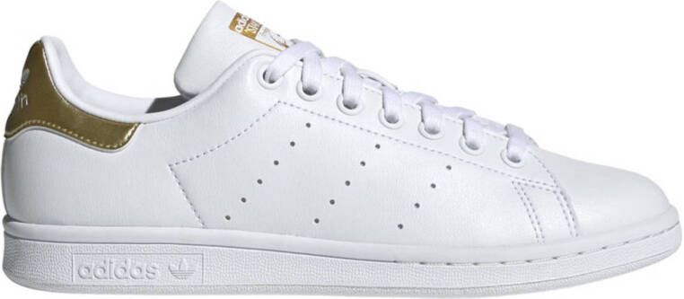 Leeds struik dinosaurus Adidas Stan Smith W Dames Sneakers Ftwr White Ftwr White Gold Met -  Schoenen.nl