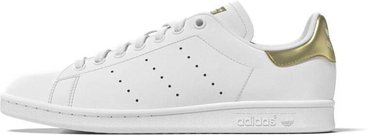 adidas Originals Stan Smith sneakers wit goud