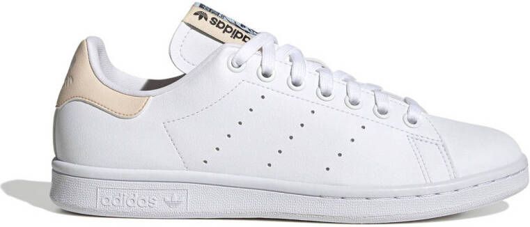 Adidas Originals Stan Smith sneakers wit lichtoranje lichtblauw