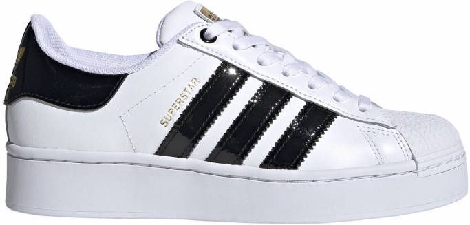 Uitmaken Daarbij vegetarisch Adidas Superstar Bold W Dames Sneakers Ftwr White Core Black Gold Met -  Schoenen.nl
