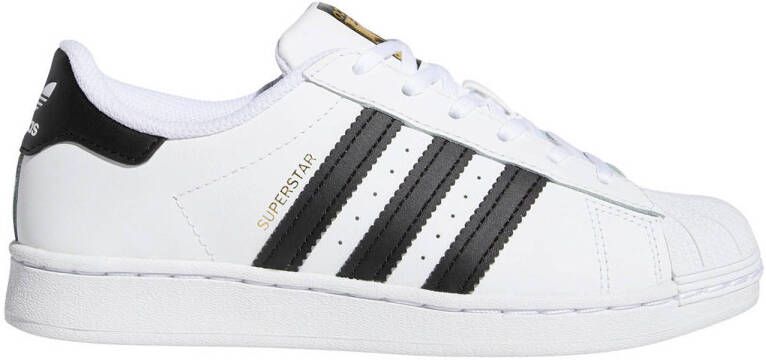 adidas Originals Superstar C sneakers wit zwart