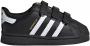 Adidas Originals Superstar CF1 Kinderschoenen Kinder Sneakers met klittenband Zwart EF4843 - Thumbnail 2