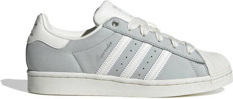 Adidas Originals Superstar sneakers grijsblauw wit