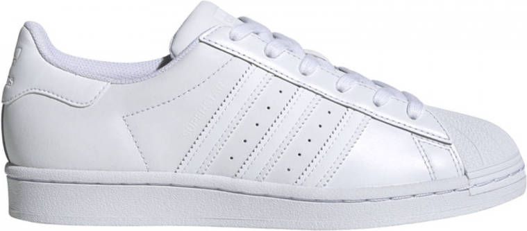 Adidas Witte lage sneaker met 3 strepen White Dames
