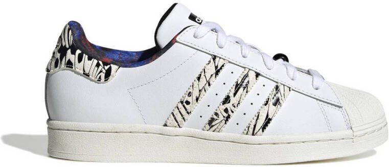 Adidas Originals Superstar sneakers wit ecru zwart