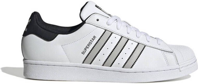 Adidas Originals Superstar sneakers wit zwart grijs