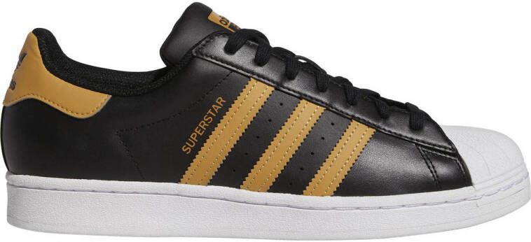 Adidas Originals Superstar sneakers zwart zand