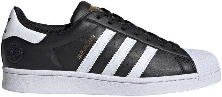 Adidas Originals Superstar Vegan Core Black Cloud White Gold Metallic