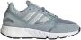 Adidas Originals ZX 1K Boost 2.0 sneakers grijsblauw lichtgrijs wit - Thumbnail 1