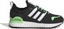 Adidas Originals ZX 700 sneakers zwart wit groen Mesh Meerkleurig 40 - Thumbnail 1