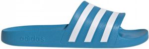Adidas Performance Adilette Aqua badslippers blauw wit