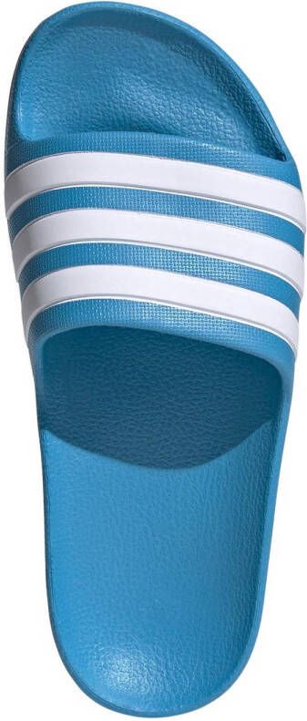 Adidas Perfor ce Adilette Aqua badslippers blauw wit Rubber 37