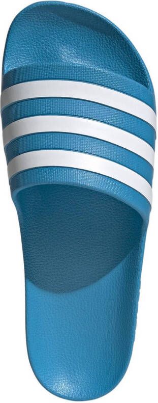 Adidas adilette Slippers en Sandalen Blauw Maat: 39 1 3 Mesh Synthetisch Foot Locker