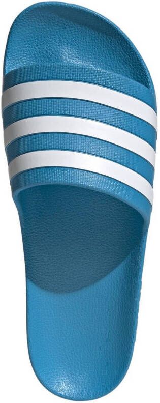 Adidas adilette Slippers en Sandalen Blauw Maat: 48 2 3 Mesh Synthetisch Foot Locker
