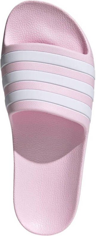 adidas Performance Adilette Aqua badslippers roze wit