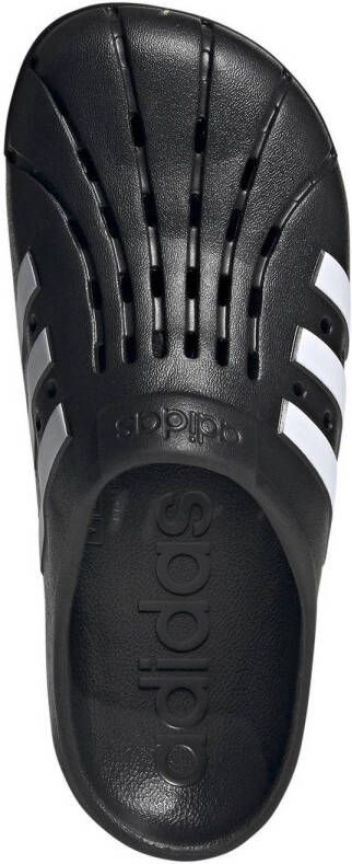 adidas Performance Adilette Clog clogs zwart wit