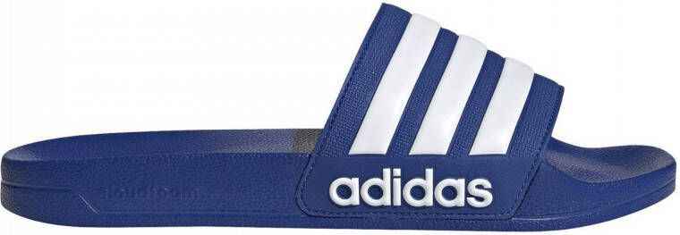 Adidas Perfor ce Adilette Shower badslippers Adilette Shower kobaltblauw wit