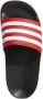 Adidas Perfor ce Adilette Shower badslippers zwart wit rood Rubber 34 - Thumbnail 1