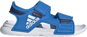 Adidas Altaswim Sandals voorschools Slippers en Sandalen Blue Mesh Synthetisch