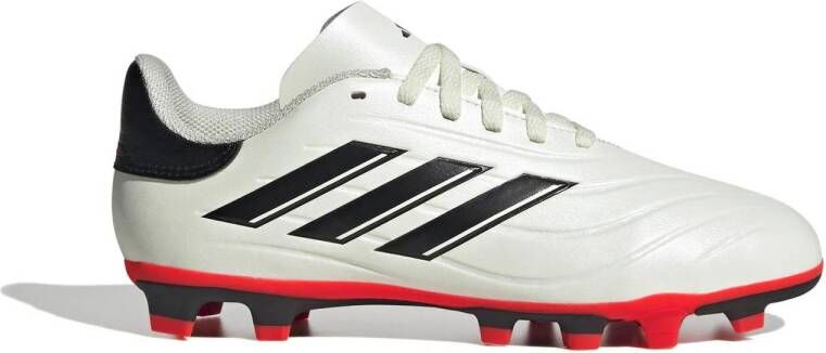 Adidas Perfor ce COPA Pure 2 Club Jr. voetbalschoenen ecru zwart rood Imitatieleer 37 1 3