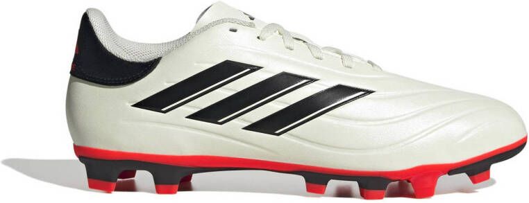 adidas Performance COPA Pure 2 Club Sr. voetbalschoenen ecru zwart rood