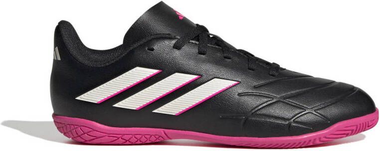 adidas Performance COPA PURE.4 Indoor zaalvoetbalschoenen zwart wit fuchsia