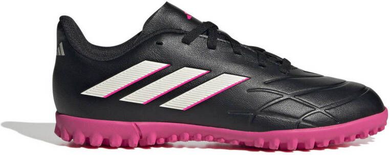 Adidas Perfor ce COPA PURE.4 Turf voetbalschoenen zwart wit fuchsia