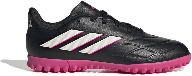 Adidas Perfor ce COPA PURE.4 Turf voetbalschoenen zwart wit fuchsia