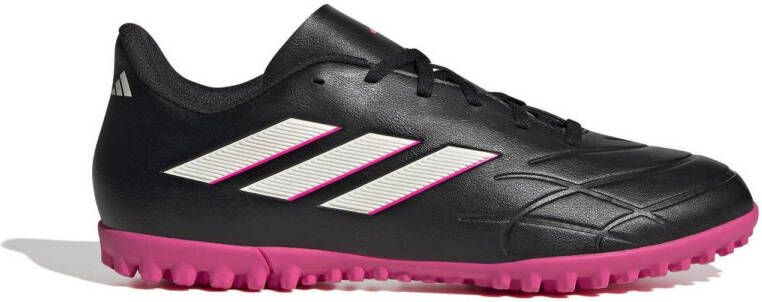 adidas Performance COPA PURE.4 Turf voetbalschoenen zwart wit fuchsia