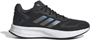 Adidas Performance Duramo 10 hardloopschoenen zwart lichtblauw metallic