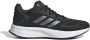 Adidas Performance Duramo 10 hardloopschoenen zwart lichtblauw metallic - Thumbnail 1