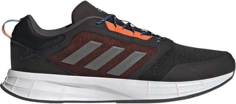 adidas Performance Duramo Protect hardloopschoenen zwart grijs oranje