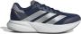 Adidas Performance Duramo Speed 2 hardloopschoenen donkerblauw zilver metallic - Thumbnail 1
