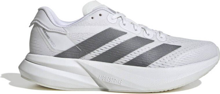 Adidas Performance Duramo Speed 2 hardloopschoenen wit grijs