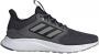 Adidas Performance Energyfalcon X hardloopschoenen zwart wit grijs - Thumbnail 1
