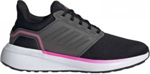 Adidas Performance EQ 19 hardloopschoenen zwart grijs roze