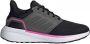 Adidas Performance EQ 19 hardloopschoenen zwart grijs roze - Thumbnail 1