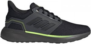 Adidas Performance EQ19 Run Winter hardloopschoenen antraciet zwart signal groen