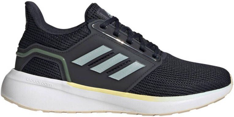 Adidas Performance EQ19 Run Winter hardloopschoenen donkerblauw grijs geel