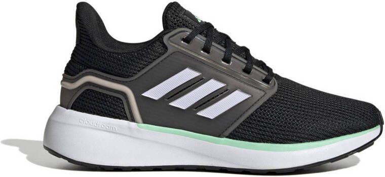 Adidas Performance EQ19 Run Winter hardloopschoenen zwart wit mintgroen