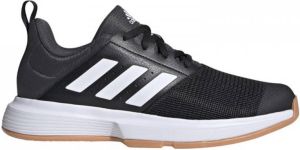Adidas Performance Essens M zaalsportschoenen zwart wit grijs