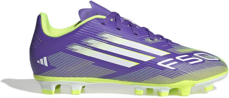 Adidas Perfor ce F50 Club Stevige Multi-Ground Voetbalschoenen Kids Kinderen Paars