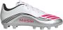 Adidas Perfor ce F50 Messi Club FG MG junior voetbalschoenen wit rood grijs - Thumbnail 1