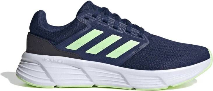 adidas Performance Galaxy 6 hardloopschoenen donkerblauw lichtgroen